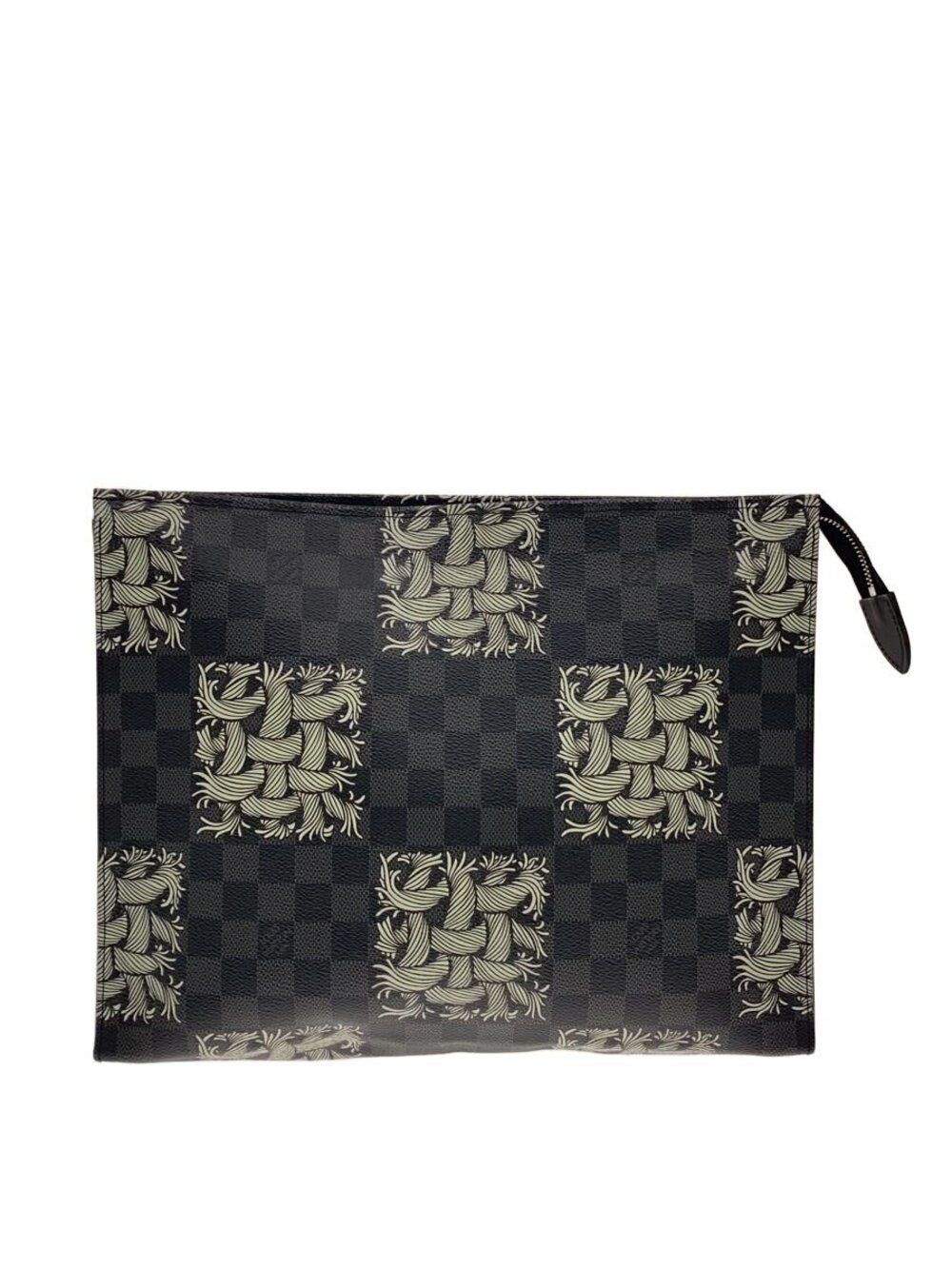 LOUIS VUITTON Pochette Voyage Damier Graphite Black All over